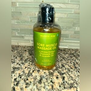 Majestic Pure Sore Muscle Massage Oil Body Natural Therapy Lavender Chamomile